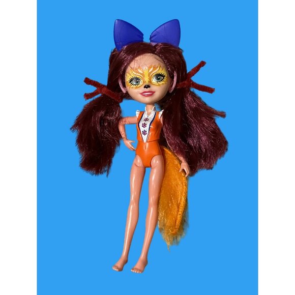 Enchantimals Felicity Fox Red Hair Orange Bushy Tail 6" Doll 2016 Mattel - Picture 1 of 9